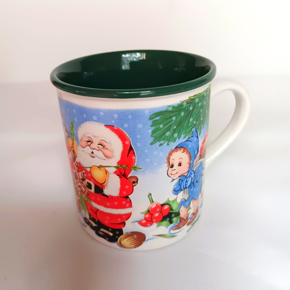 Potpourri Designs Santa and Elves Childs Mug